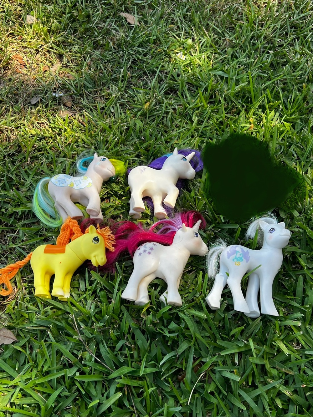 My Little Pony GEN1  Set of 5 Collectible Ponies ‘83-‘87’-‘89 in good condition